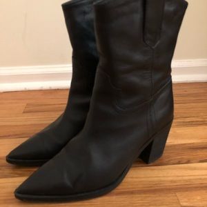 TONY BIANCO WESTERN SCOUT BLACK BOOTS SIZE 7